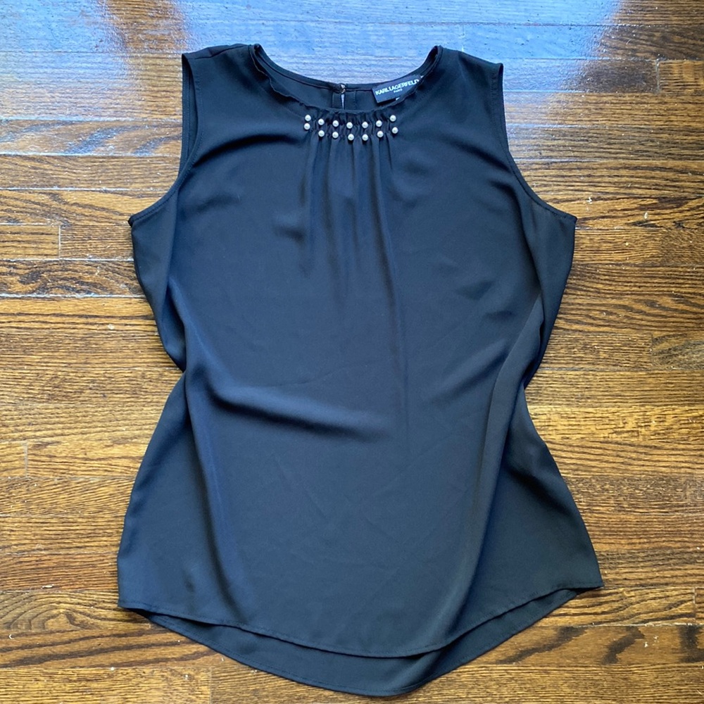 Karl Lagerfeld Black Top